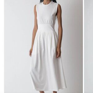TOTEME Sleeveless Cotton Midi Dress NWT L